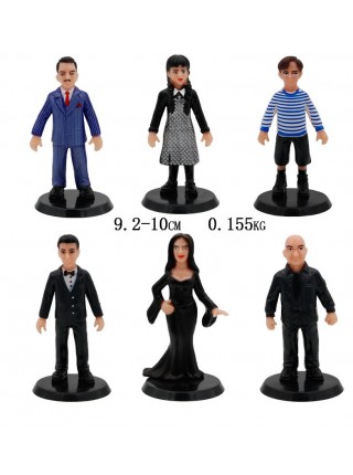Набір фігурок Banpresto The Addams Family Wednesday Addams 9-10 см 6 шт Різнобарвний