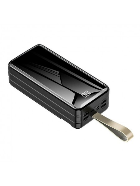 УМБ Power Bank Smart 60000mAh повербанк з екраном і ліхтариком Black (11233-hbr)