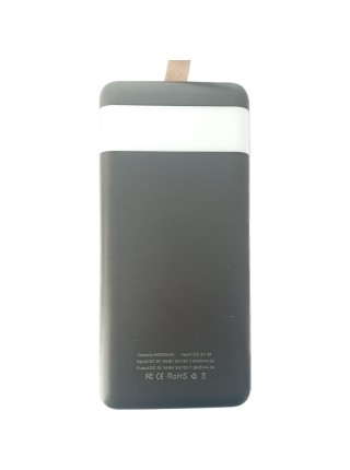 УМБ Power Bank Smart 60000mAh повербанк з екраном і ліхтариком Black (11233-hbr)