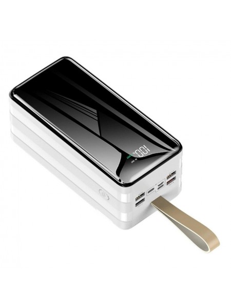 УМБ Power Bank 60000mAh повербанк з екраном і ліхтариком White (11232-hbr)
