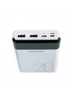 УМБ Power Bank Romoss LT20 20000 mAh повербанк з екраном White (11240-hbr)