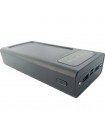УМБ Power Bank Solar 30000mAh повербанк 4 в 1 із сонячною панеллю, екраном, ліхтариком Black (11229-hbr)