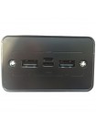 УМБ Power Bank Solar 50000mAh повербанк 4 в 1 із сонячною панеллю, екраном, ліхтариком Black (11222-hbr)