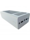 УМБ Power Bank Solar 50000mAh повербанк 4 в 1 із сонячною панеллю, екраном, ліхтариком White (11223-hbr)