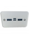 УМБ Power Bank Solar 50000mAh повербанк 4 в 1 із сонячною панеллю, екраном, ліхтариком White (11223-hbr)