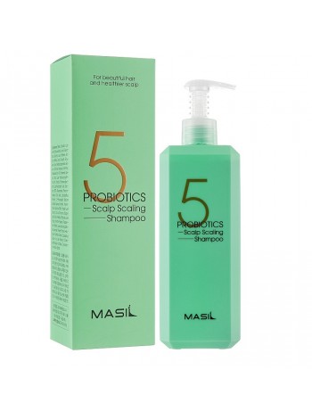 Шампунь для глибокого очищення шкіри голови Masil 5 Probiotics Scalp Scaling Shampoo 500 мл (8809744061184)