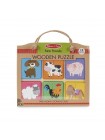 Дерев'яні пазли — парочки "Друзі ферми" Melissa&Doug 12 елементів MD31363