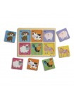 Дерев'яні пазли — парочки "Друзі ферми" Melissa&Doug 12 елементів MD31363