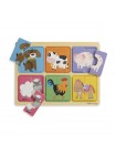 Дерев'яні пазли — парочки "Друзі ферми" Melissa&Doug 12 елементів MD31363