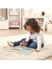 Дерев'яні пазли 4 в 1 "Транспорт" Melissa&Doug 4 пазла по 4 елементи MD31361