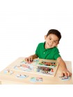 Дерев'яні пазли 4 в 1 "Транспорт" Melissa&Doug 4 пазла по 4 елементи MD9865