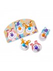 Пазл — вкладка дерев'яна для малюків "Тварини з ферми" Melissa&Doug 3 елементи MD13440