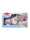 Пазл — вкладка дерев'яна для малюків "Тварини з ферми" Melissa&Doug 3 елементи MD13440