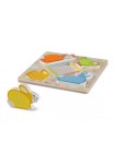 Пазл — вкладка дерев'яна для малюків "Перша гра" Melissa&Doug 3 елементи MD1898
