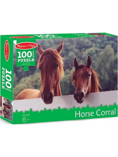 Пазли Melissa&Doug "Лошаді" 100 елементів 48 х 35 см MD8944