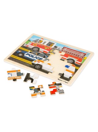 Пазл Melissa&Doug "Спецмашини" 24 елементи 30х40 см MD9062
