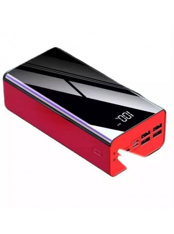 Повербанк з екраном і ліхтариком Smart 60000 mAh 115 Red (15342-hbr)