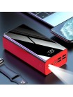 Повербанк з екраном і ліхтариком Smart 60000 mAh 115 Red (15342-hbr)