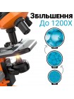 Дитячий мікроскоп для дитини з 1200х збільшенням OEM 1012A-1 Жовтогарячий