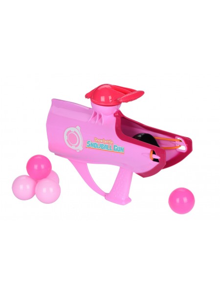 Бластер для дівчаток Same Toy сніжки та кулі 2в1 Pink iz15604