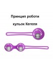 Набір вагінальних кульок Кегеля We Love Фіолетовий (purple_OL-KB04)