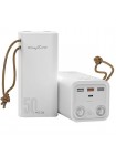 Повербанк Yoobao H5 Power Bank 50000 mAh SCP22.5W/PD20W PD Type-C ліхтарик Білий
