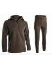 Термобілизна тактична на флісі Mil-Tec od Thermoflece undermoflece 11220001 L Brown