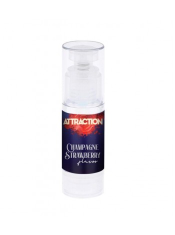 Масажна олія MAI Attraction CHAMPAGNE Strawberry Hot Kiss 50 мл