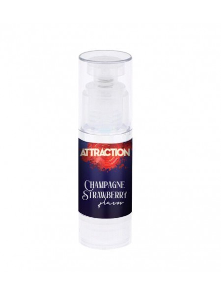 Масажна олія MAI Attraction CHAMPAGNE Strawberry Hot Kiss 50 мл