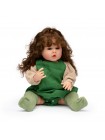 Анатомічна Лялька Reborn Doll дівчинка з волоссям Сільвія 55 см Різнобарвний (852)