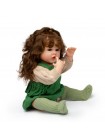 Анатомічна Лялька Reborn Doll дівчинка з волоссям Сільвія 55 см Різнобарвний (852)