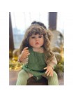 Анатомічна Лялька Reborn Doll дівчинка з волоссям Сільвія 55 см Різнобарвний (852)