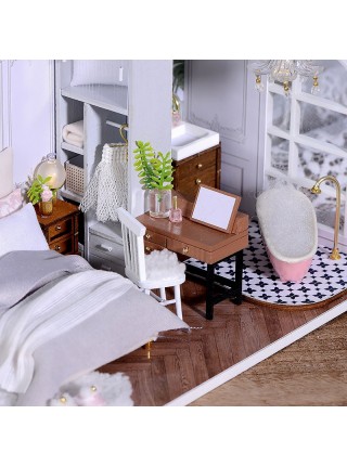 Ляльковий дім конструктор DIY Cute Room QT-011-B Lazy Daily Румбокс