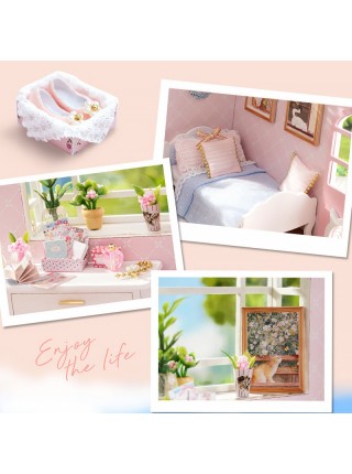 Ляльковий будинок конструктор DIY Cute Room H-024 Enjoy the life Румбокс