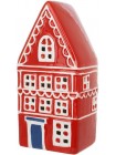 Світлодіодний будиночок BonaDi Town 9х7.3х20 см Червоно-білий DP232158
