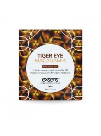 Пробник масажної олії EXSENS Tiger Eye Macadamia 3 мл (SO2385)