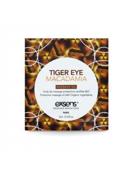 Пробник масажної олії EXSENS Tiger Eye Macadamia 3 мл (SO2385)