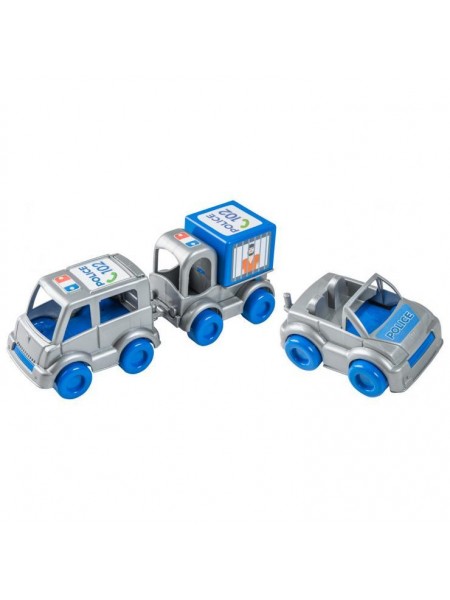 Набір машинок Kid cars Поліція Wader (39548)