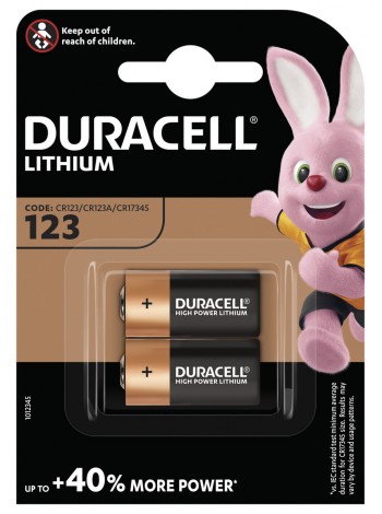 Батарейка Duracell DL 123 2 шт. (6409613)