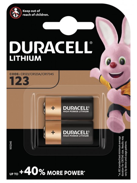 Батарейка Duracell DL 123 2 шт. (6409613)