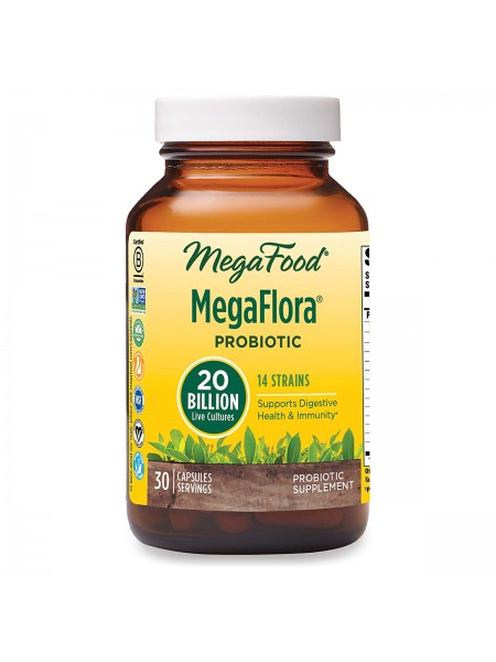 Пробіотик MegaFood MegaFlora 30 капсул