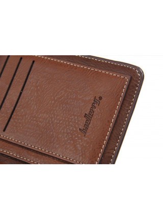 Чоловічий гаманець BAELLERRY Retro Mini шкіряне портмоне Short Коричневий (SUN1155)