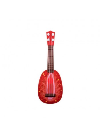 Гітара іграшкова Fan Wingda Toys 119-20 35 см пластик Полуниця