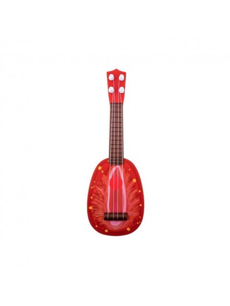 Гітара іграшкова Fan Wingda Toys 119-20 35 см пластик Полуниця