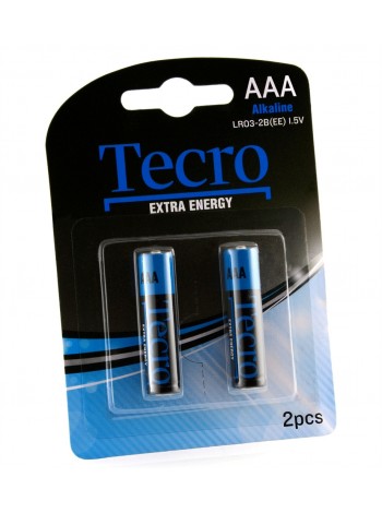 Батарейка Tecro Extra Energy Alkaline AAA/LR03 BL 2 шт.