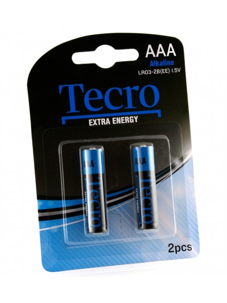 Батарейка Tecro Extra Energy Alkaline AAA/LR03 BL 2 шт.