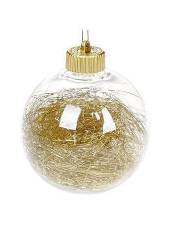 Куля новорічна пластикова Flora D-10 см (11997)