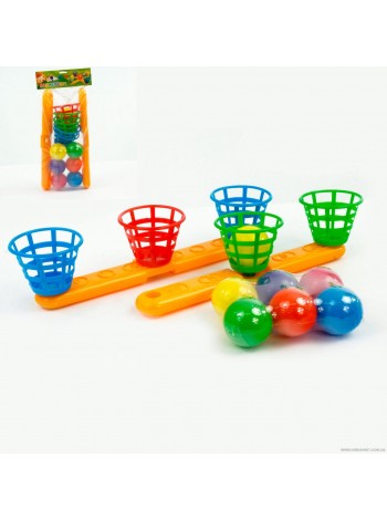 Кільцебурос MToys Баскетбол 19,5 x 10 x 43 см Різнобарвний