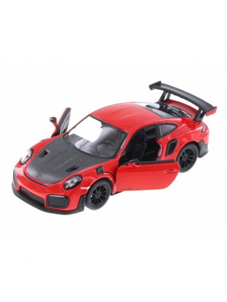 Автомодель легкова PORSCHE 911 GT2 RS 5" Kinsmart KT5408W інерційна масштаб 1:36 Червоний