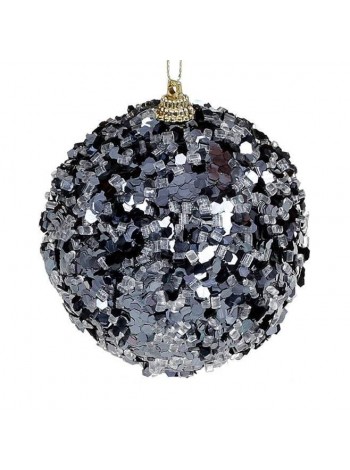 Куля новорічна пінопластикова Flora D-8 см Синя (12004)